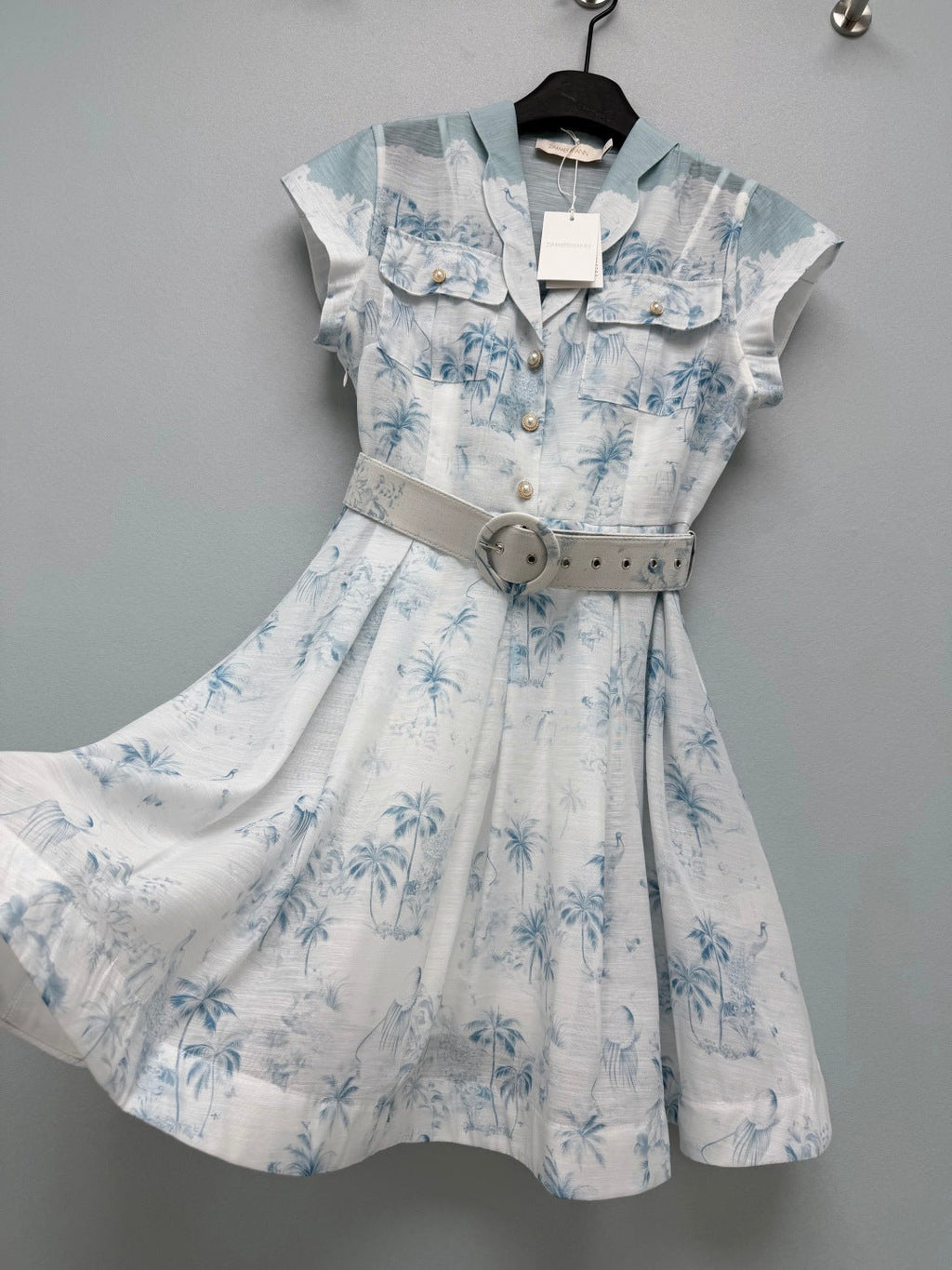 ZIMMERMANN 26S SLEEVELESS DRESS WITH BELT STYLE 30