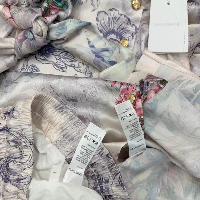 ZIMMERMANN 26S SHIRT AND LONG PANTS SET STYLE 31