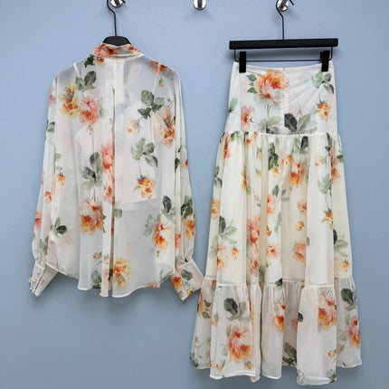 ZIMMERMANN 26S TOP AND SKIRT SET 315418