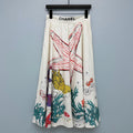 CHANEL 26S PATTERNED MIDI SKIRT STYLE 1122