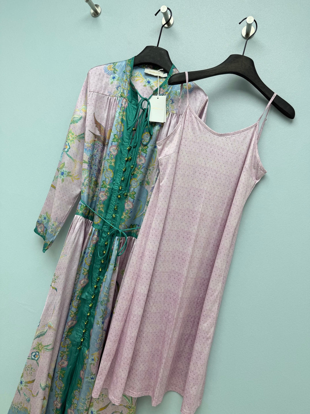 ZIMMERMANN 26 FLORAL PRINT LONG SLEEVE MIDI DRESS STYLE 226