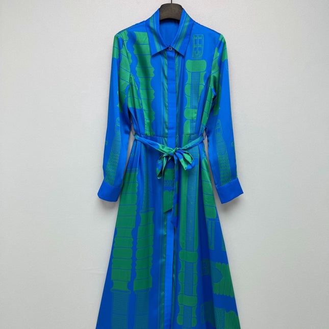 HERMES 26S SHIRT DRESS 713