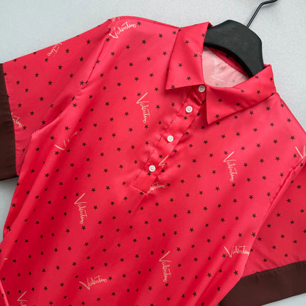 VALENTINO 26S SHORT-SLEEVE POLO DRESS 371