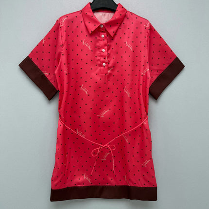 VALENTINO 26S SHORT-SLEEVE POLO DRESS 371