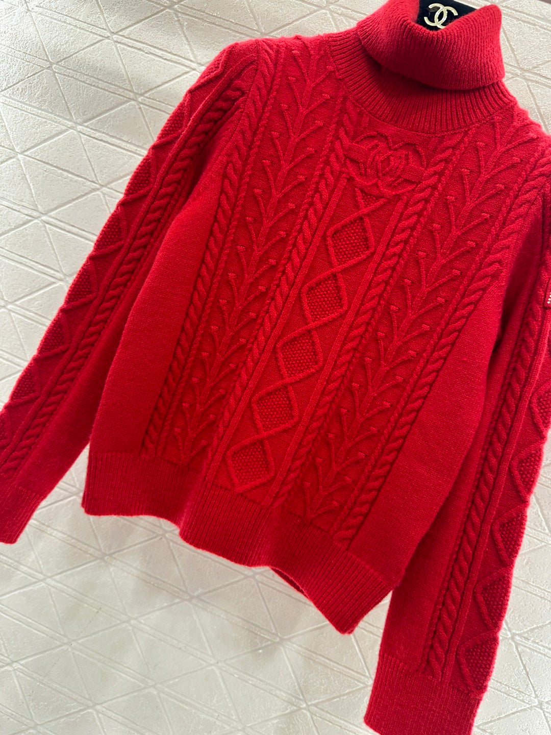 CHANEL 25S TURTLENECK SWEATER 454