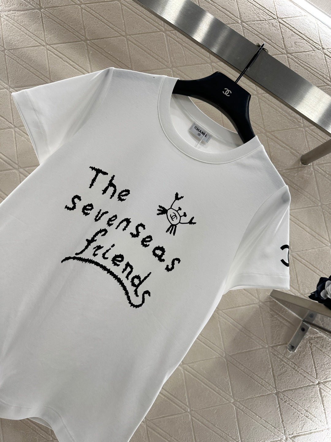 CHANEL 25S CREW NECK T-SHIRT 458