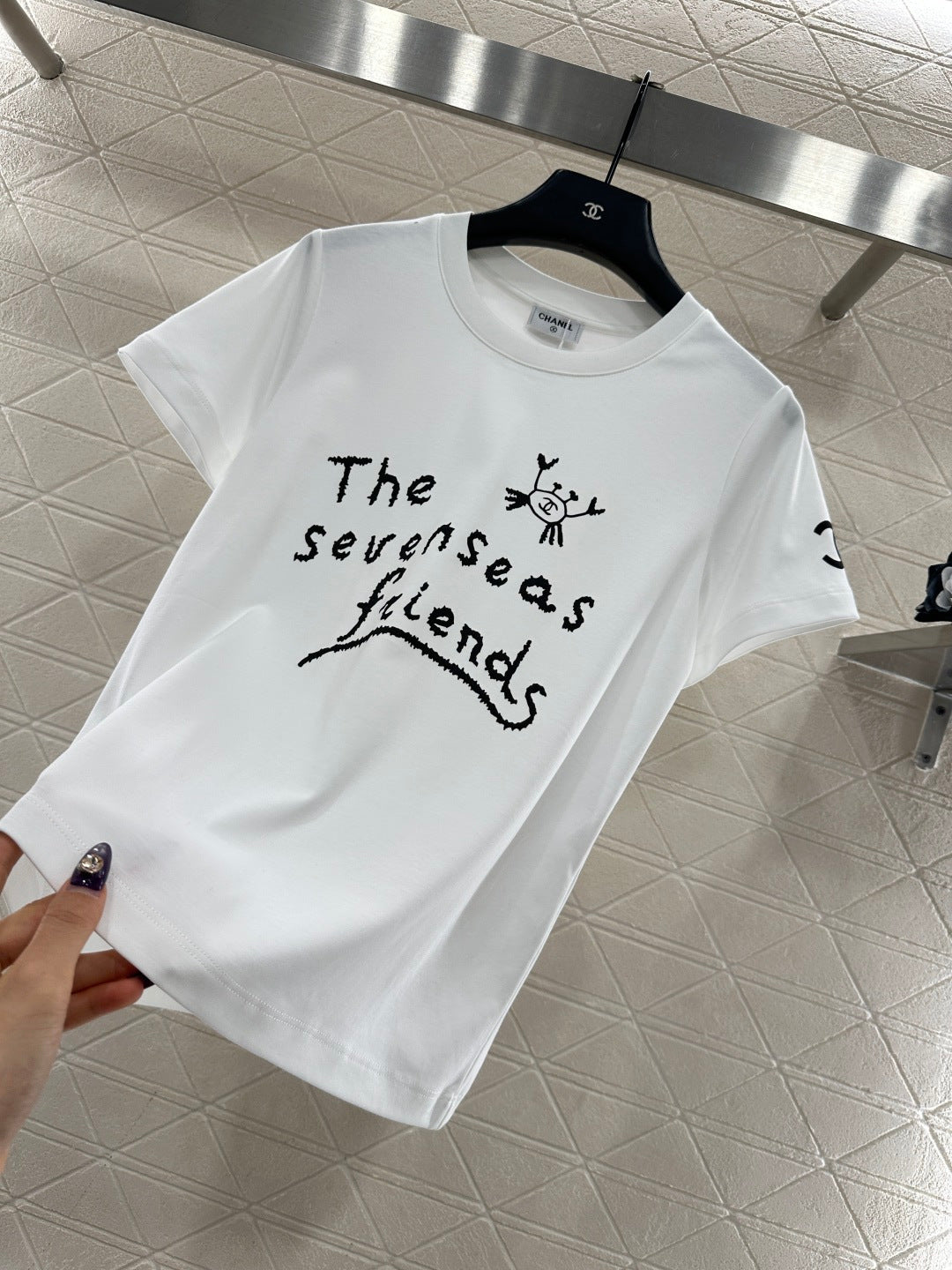 CHANEL 25S CREW NECK T-SHIRT 458