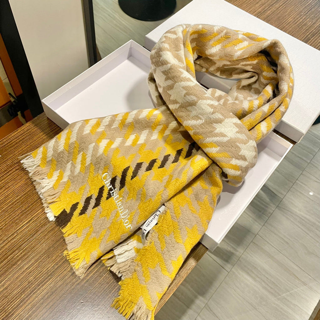 DIOR 26S SCARF 180CM IN CASHMERE 159029