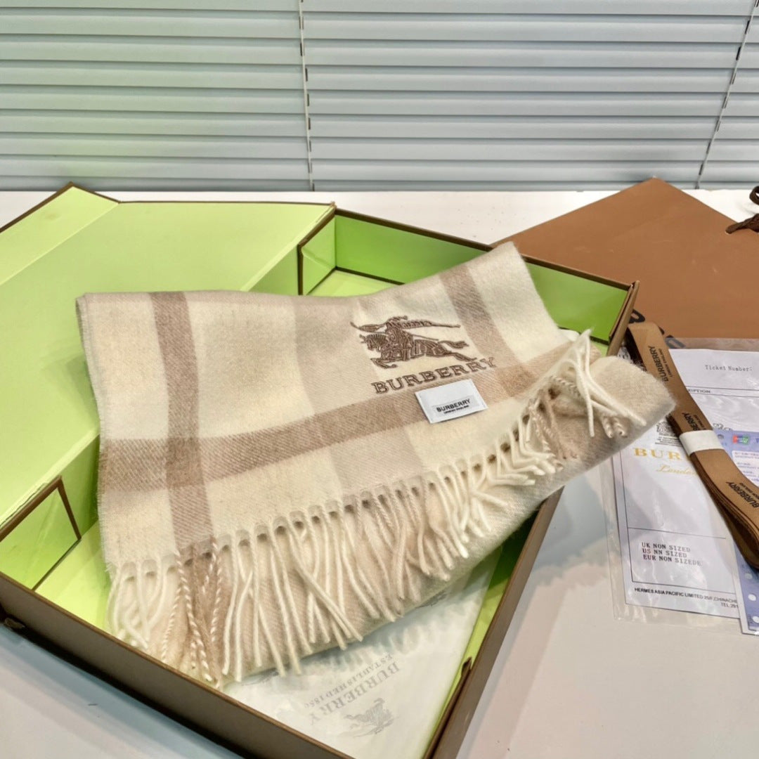 BURBERRY 26S SCARF 180CM IN CASHMERE 175668