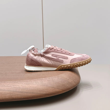 HM 26S BOUNCING SNEAKERS IN PINK NYLON AND SUEDE