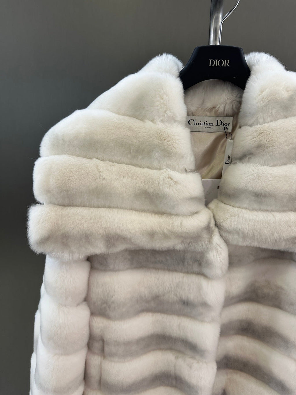 DIOR 25S RABBIT FUR JACKET 738