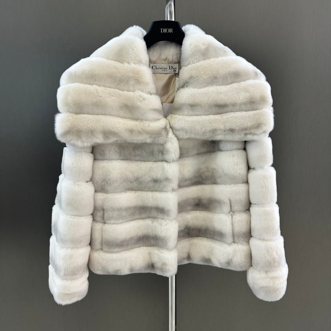 DIOR 25S RABBIT FUR JACKET 738