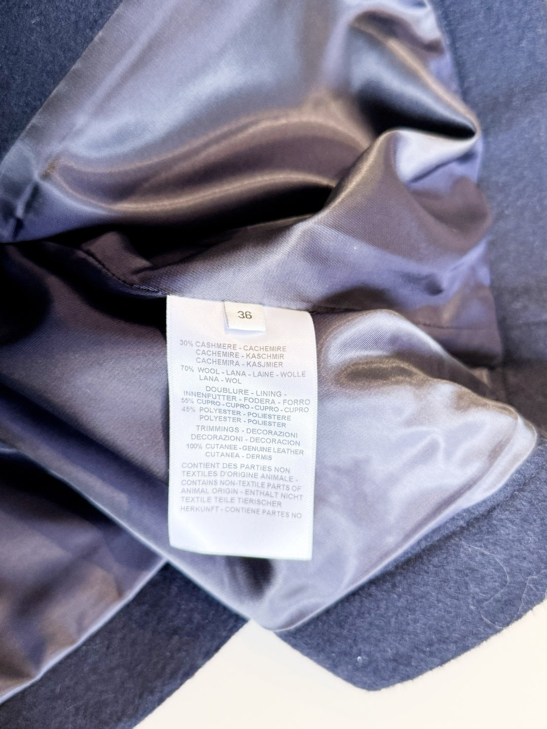 HERMES 25S CASHMERE COAT 310