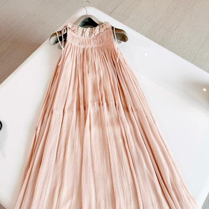 CHLOE 26S PLEATED SILK FABRIC STYLE 114