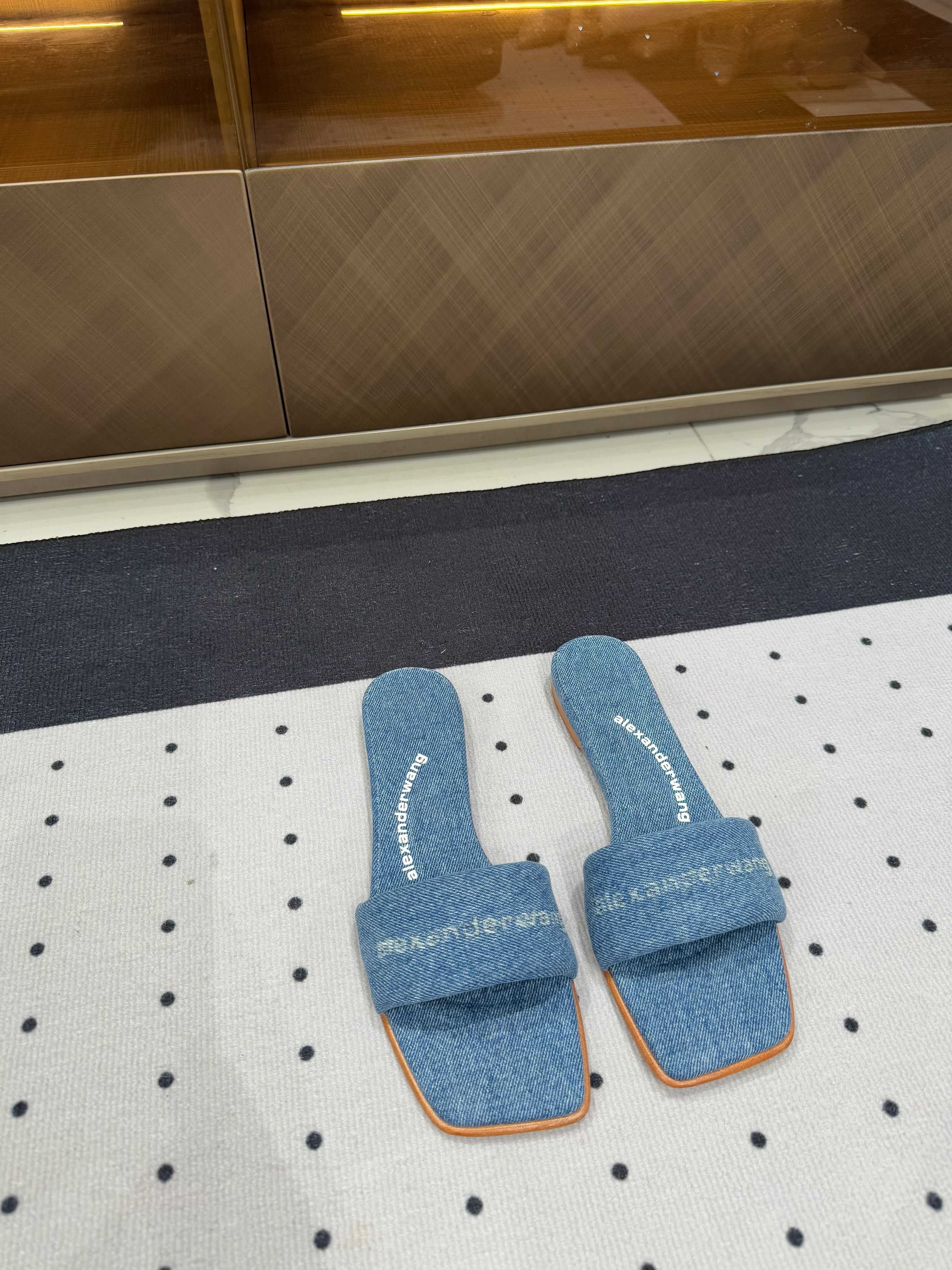 VY POOL SANDAL IN CERULEAN BLUE DENIM