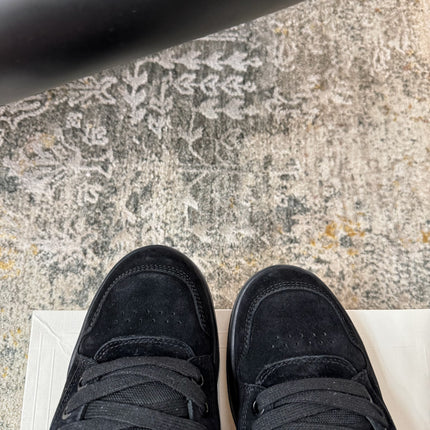 CELINE 26S SNEAKER IN BLACK SUEDE