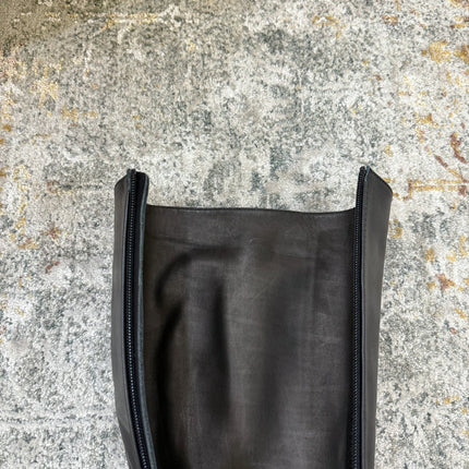 HM 26S KNEE-HIGH BOOTS 35 MM IN BLACK CALFSKIN