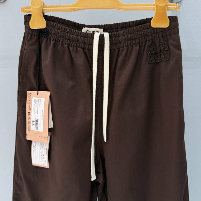 MIUMIU 26S ELASTIC WAIST PANTS 902