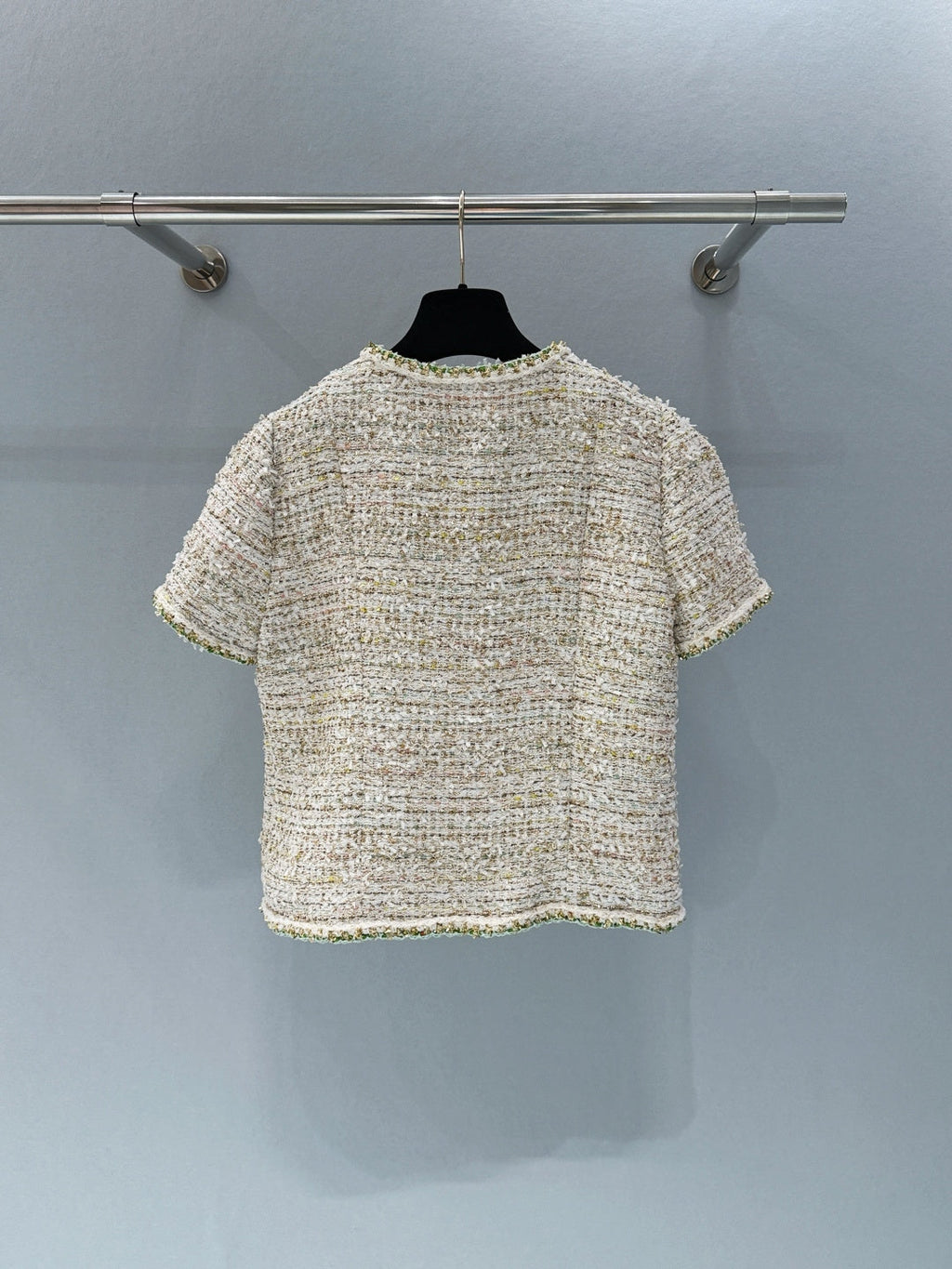 CHANEL 26S SHORT-SLEEVE TWEED JACKET 891