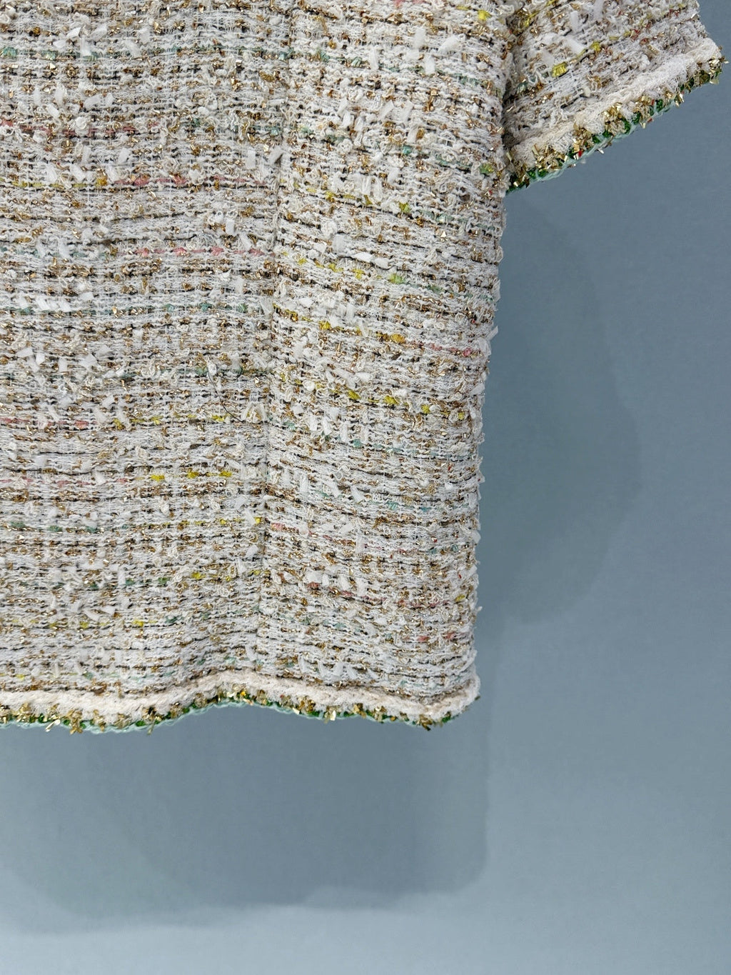 CHANEL 26S SHORT-SLEEVE TWEED JACKET 891