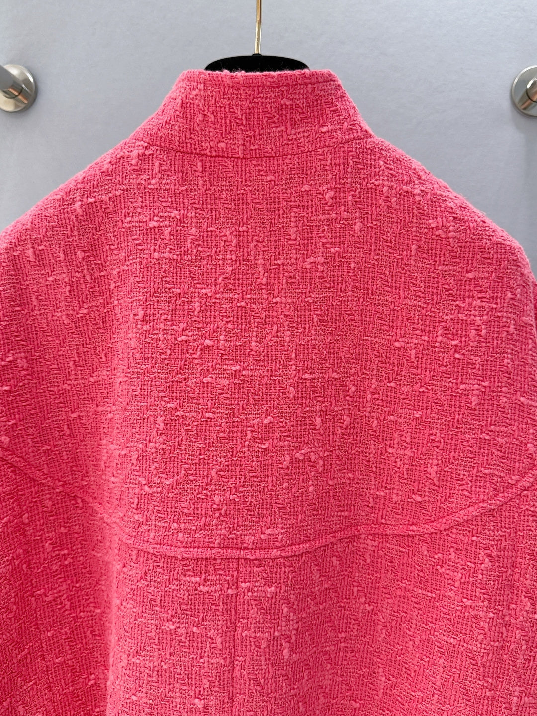 CHANEL 26S SHORT-SLEEVE STAND COLLAR JACKET 889