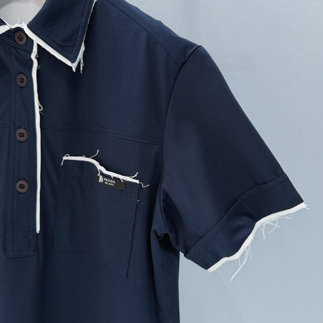PRADA 26S SHORT SLEEVED POLO SHIRT 809
