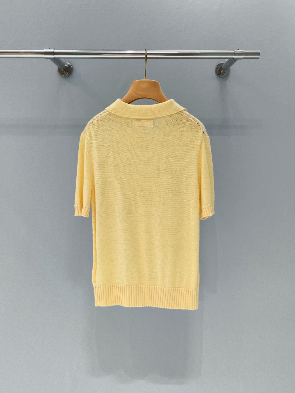 MIUMIU 26S KNITTED POLO SHIRT 882