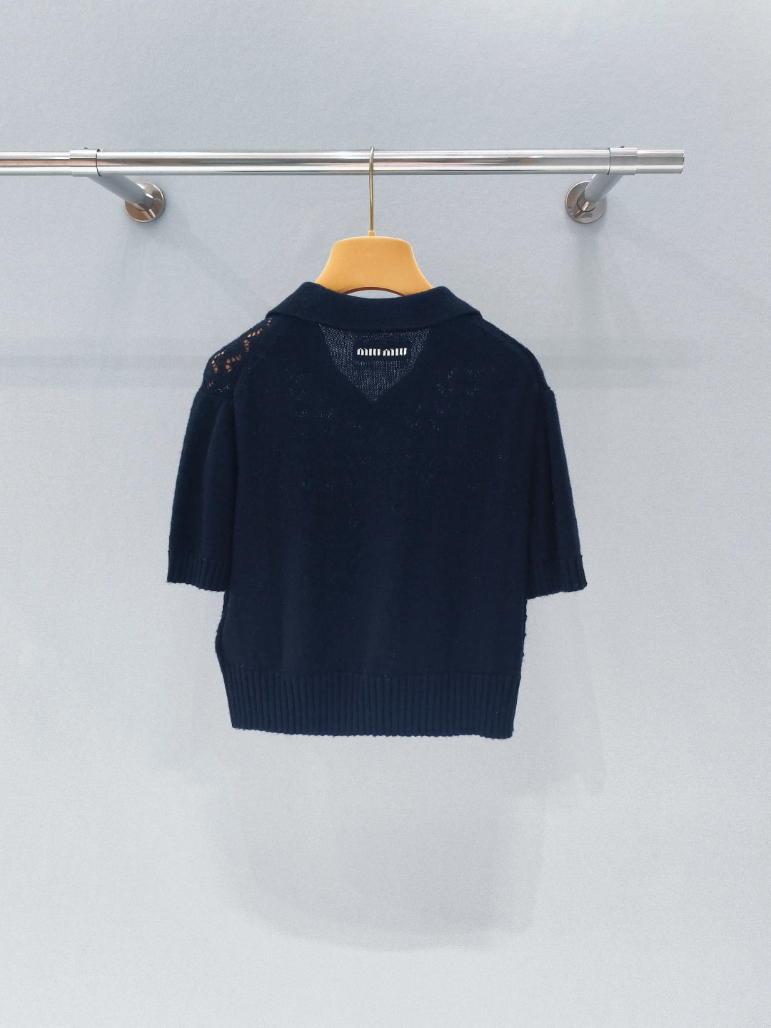 MIUMIU 26S KNITTED POLO SHIRT 881