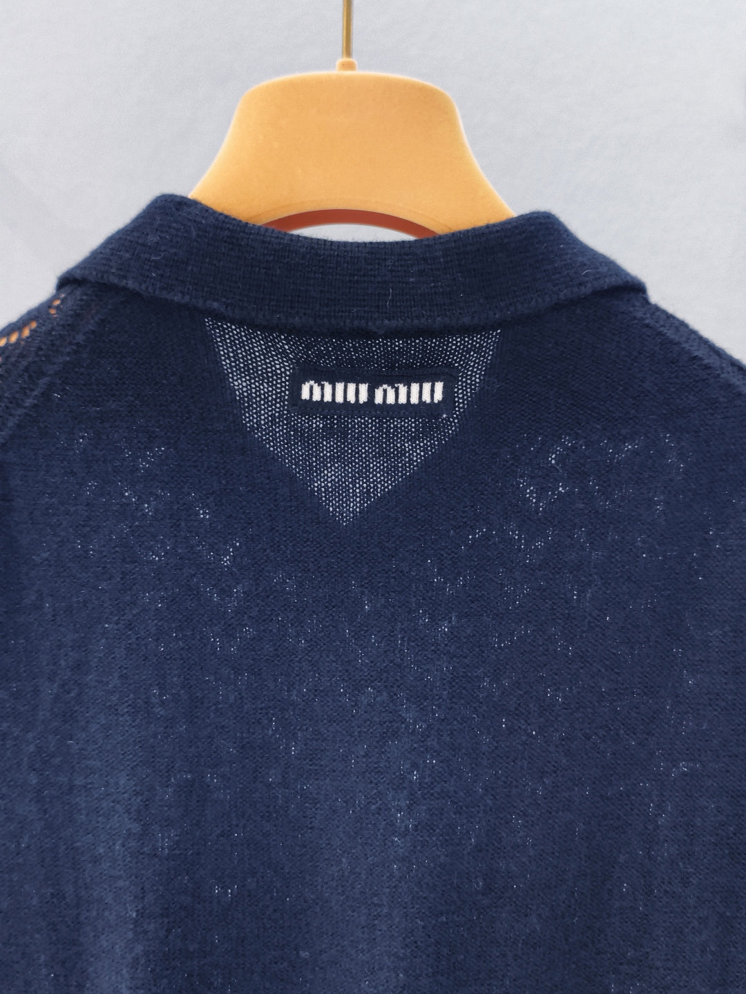 MIUMIU 26S KNITTED POLO SHIRT 881