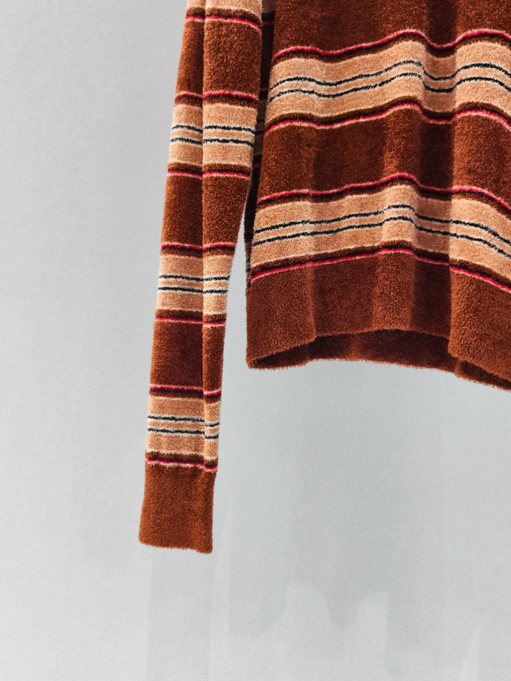 MIUMIU 26S STRIPED PULLOVER SWEATER 880