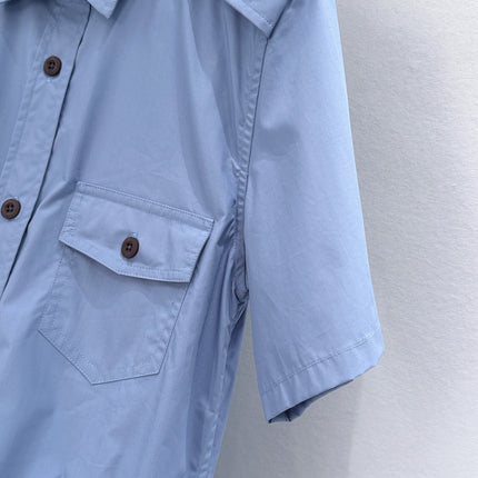PRADA 26S SHORT-SLEEVE SHIRT STYLE 898