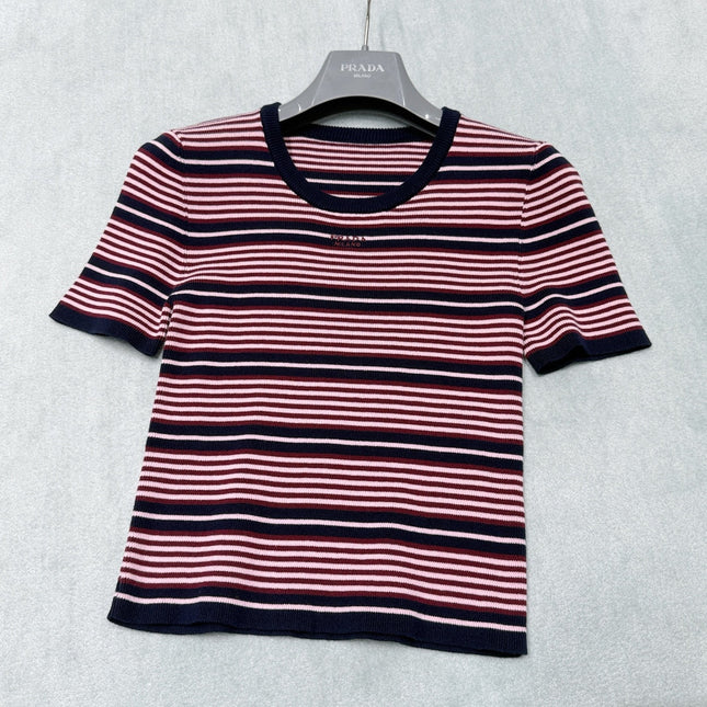 PRADA 26S SHORT-SLEEVED SWEATER STYLE 821