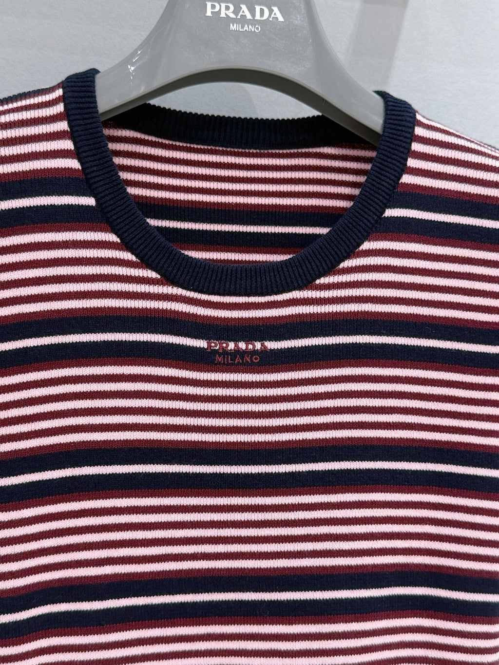 PRADA 26S SHORT-SLEEVED SWEATER STYLE 821