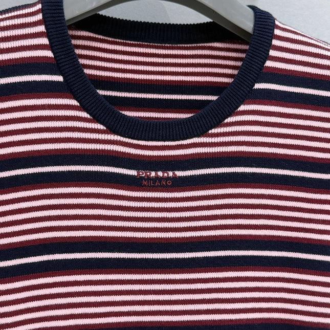 PRADA 26S SHORT-SLEEVED SWEATER STYLE 821