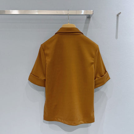 MIUMIU 26S SHORT-SLEEVE POLO T-SHIRT STYLE 1102