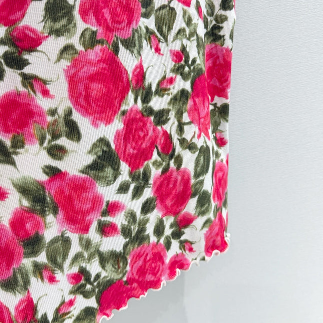 CHLOE 26S FLORAL PRINT SLEEVELESS TOP STYLE 45