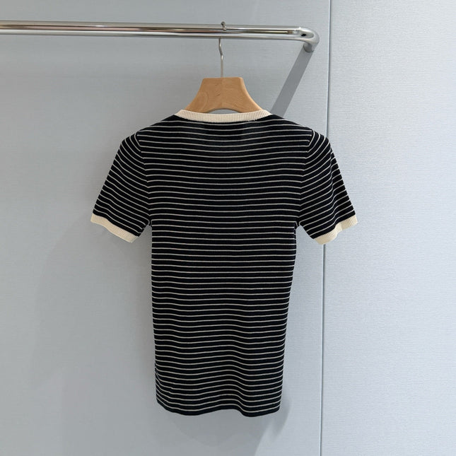 VALENTINO 26S SHORT-SLEEVE KNIT T-SHIRT 389