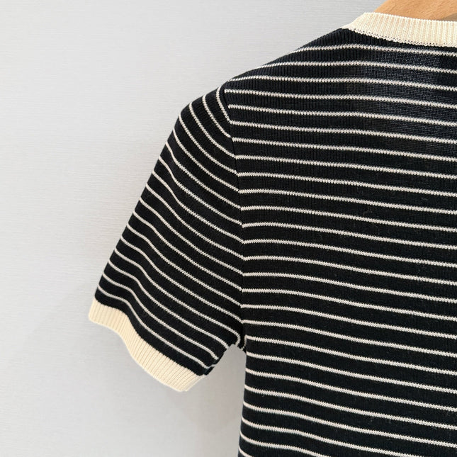 VALENTINO 26S SHORT-SLEEVE KNIT T-SHIRT 389
