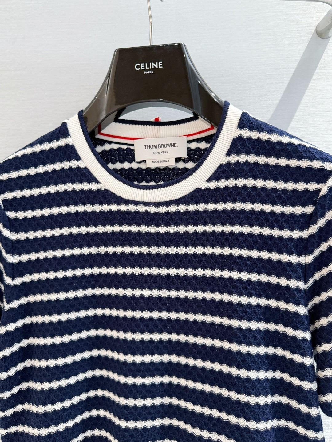 THOM 26S SHORT-SLEEVE KNIT TOP STYLE 198