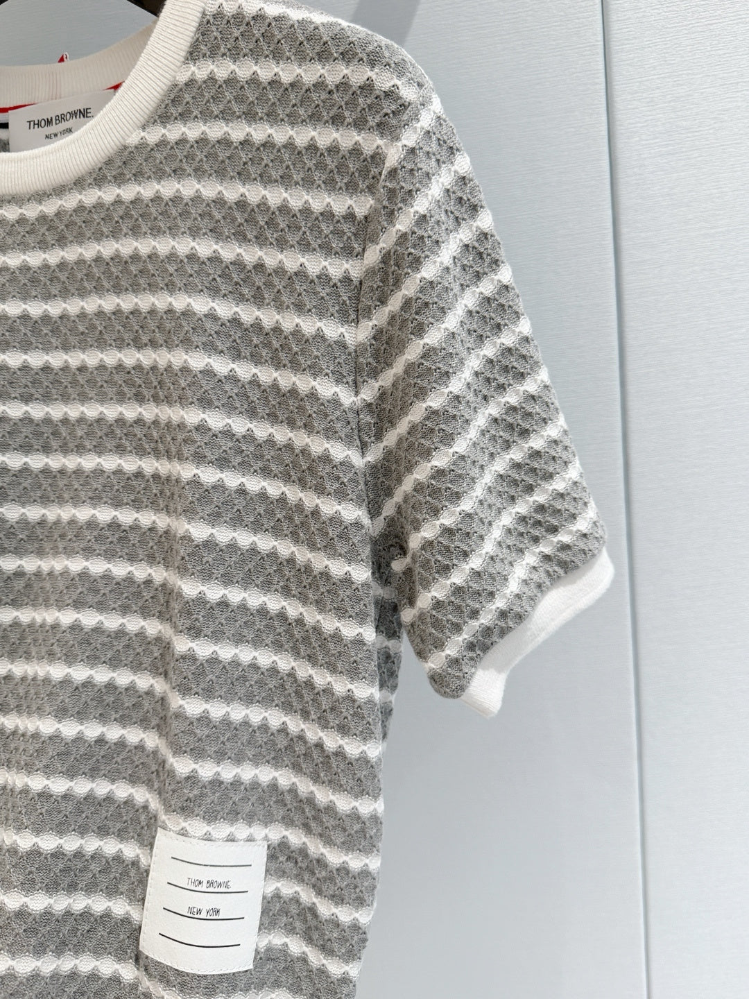 THOM 26S SHORT-SLEEVE KNIT TOP STYLE 196