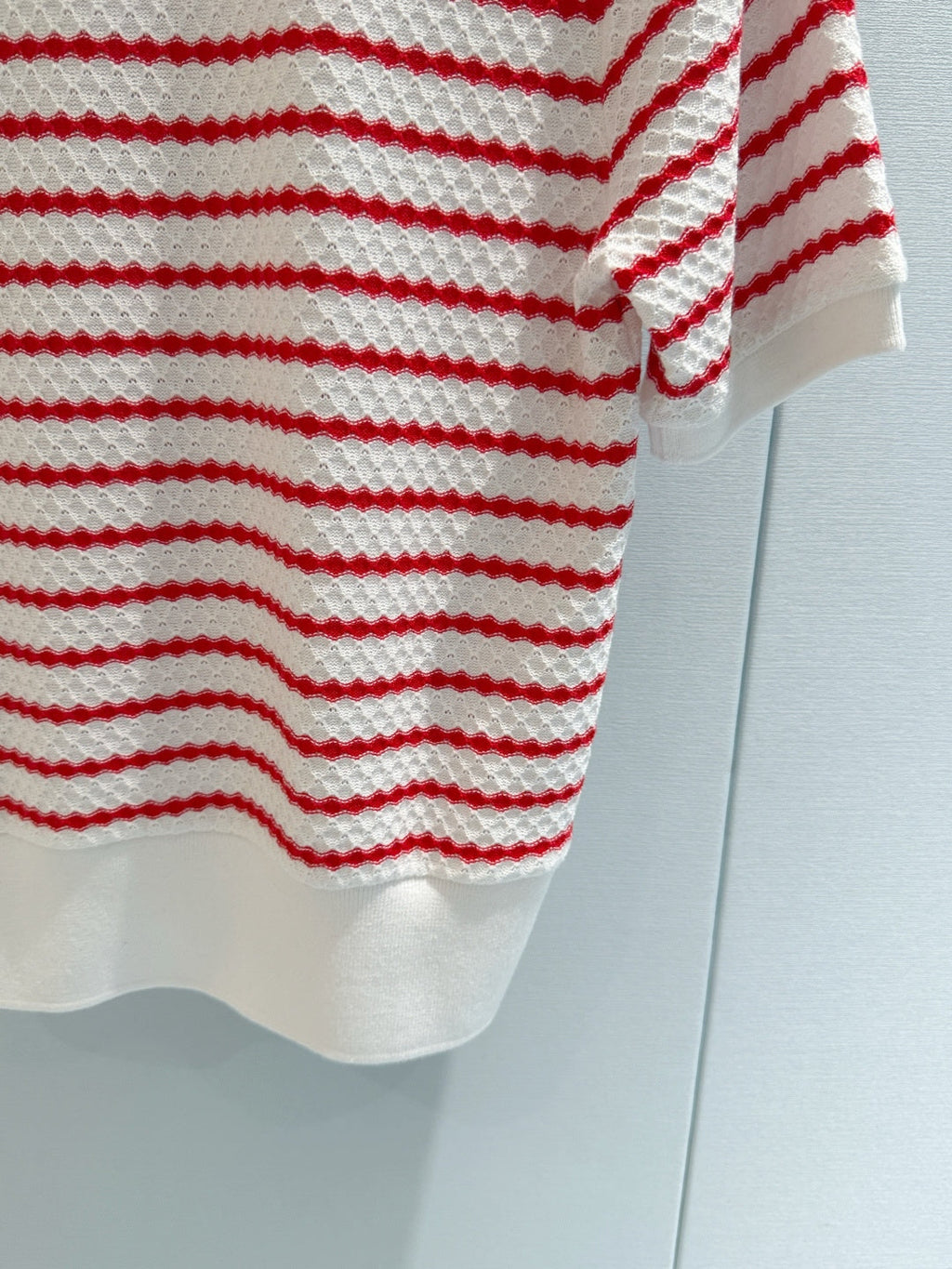 THOM 26S SHORT-SLEEVE KNIT TOP STYLE 194