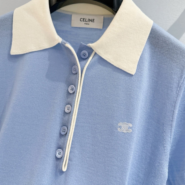 CELINE 26S KNIT POLO SHIRT 515