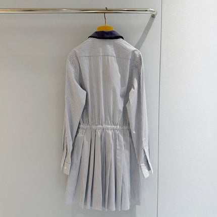 MIUMIU 26S LONG-SLEEVE SHIRT DRESS 1427