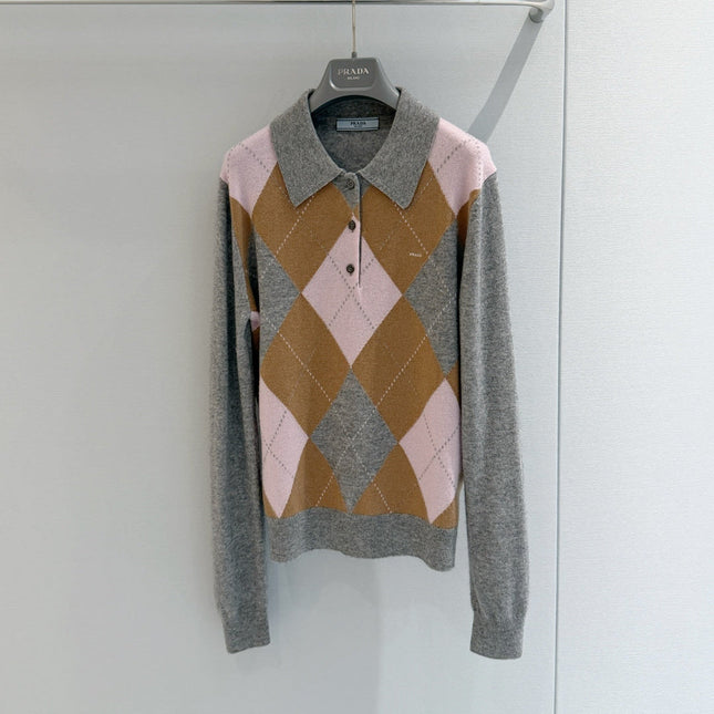 PRADA 26S LONG-SLEEVE POLO SHIRT 1079