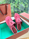 LP THONG SANDALS 25S IN PINK SUEDE