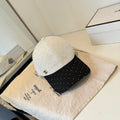 CHANEL 26S CRYSTAL-EMBELLISHED BASEBALL CAP 337797