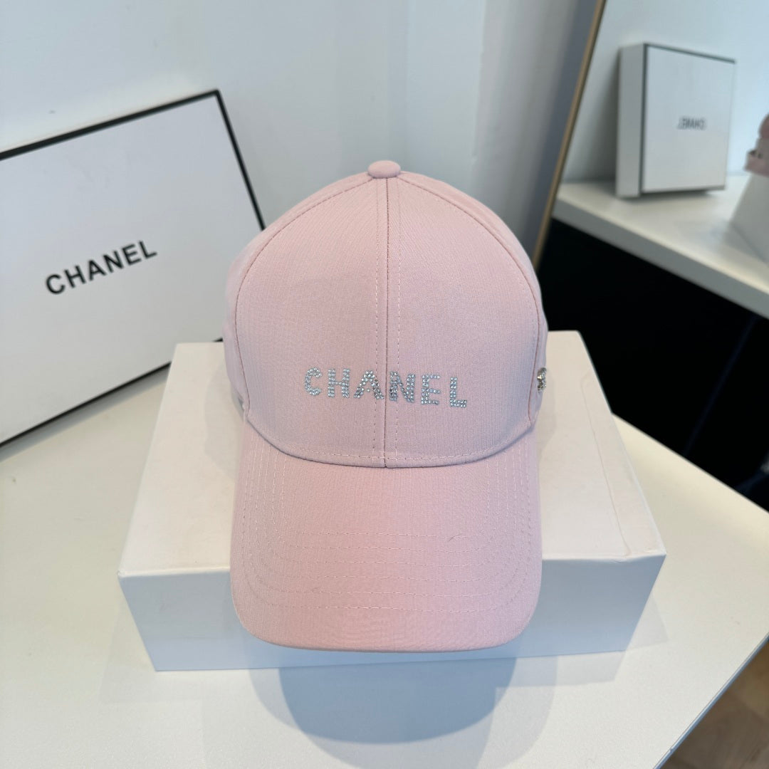 CHANEL 26S BASEBALL CAP WITH CRYSTAL CC LOGO 337988