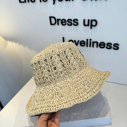 LOEWE 26S RAFFIA BUCKET HAT STYLE 205