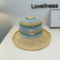 CHANEL 26S CROCHETED STRAW BUCKET HAT 337965