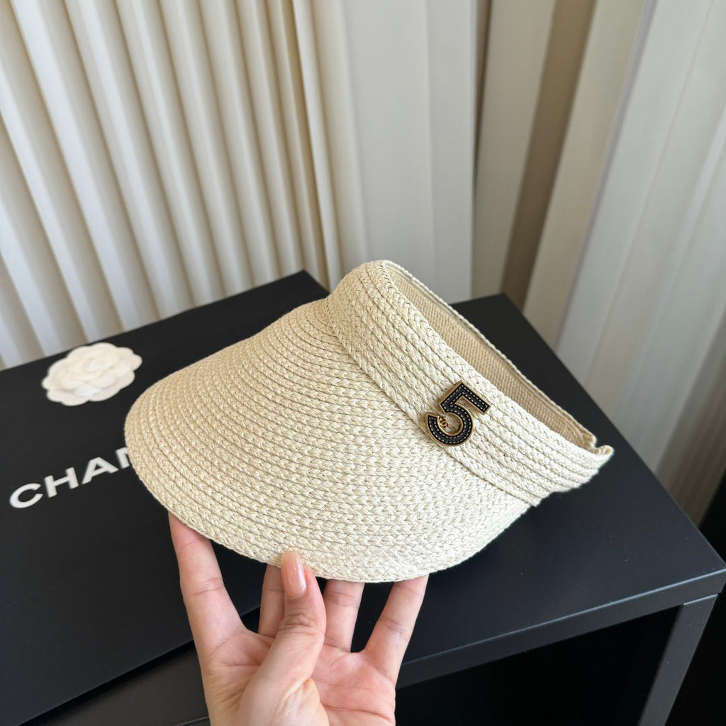 CHANEL 26S RAFFIA VISOR 337958